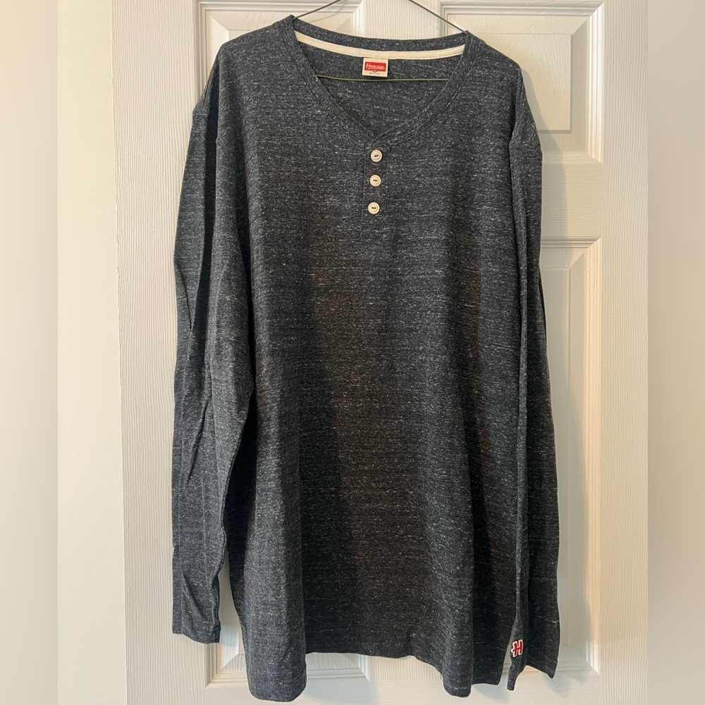 Blue Homage Henley